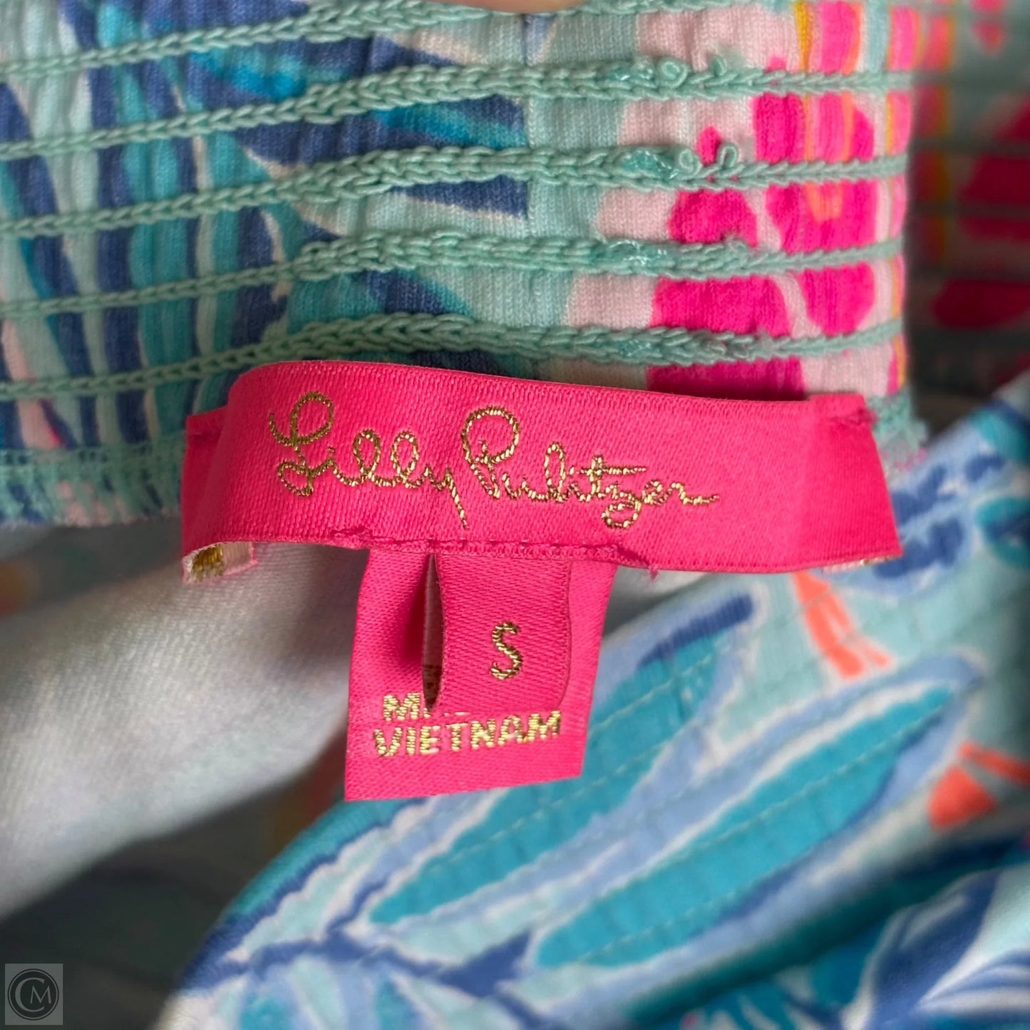 Pants Designer By Lilly Pulitzer In Blue & Pink, Size: S