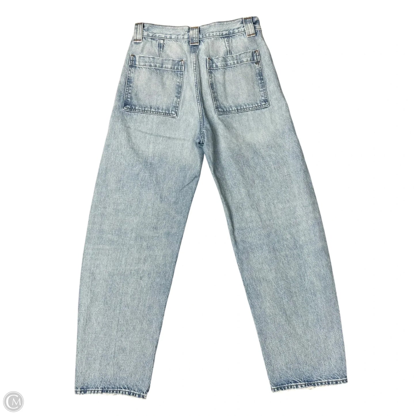 Jeans Straight By Madewell In Blue Denim, Size: 4