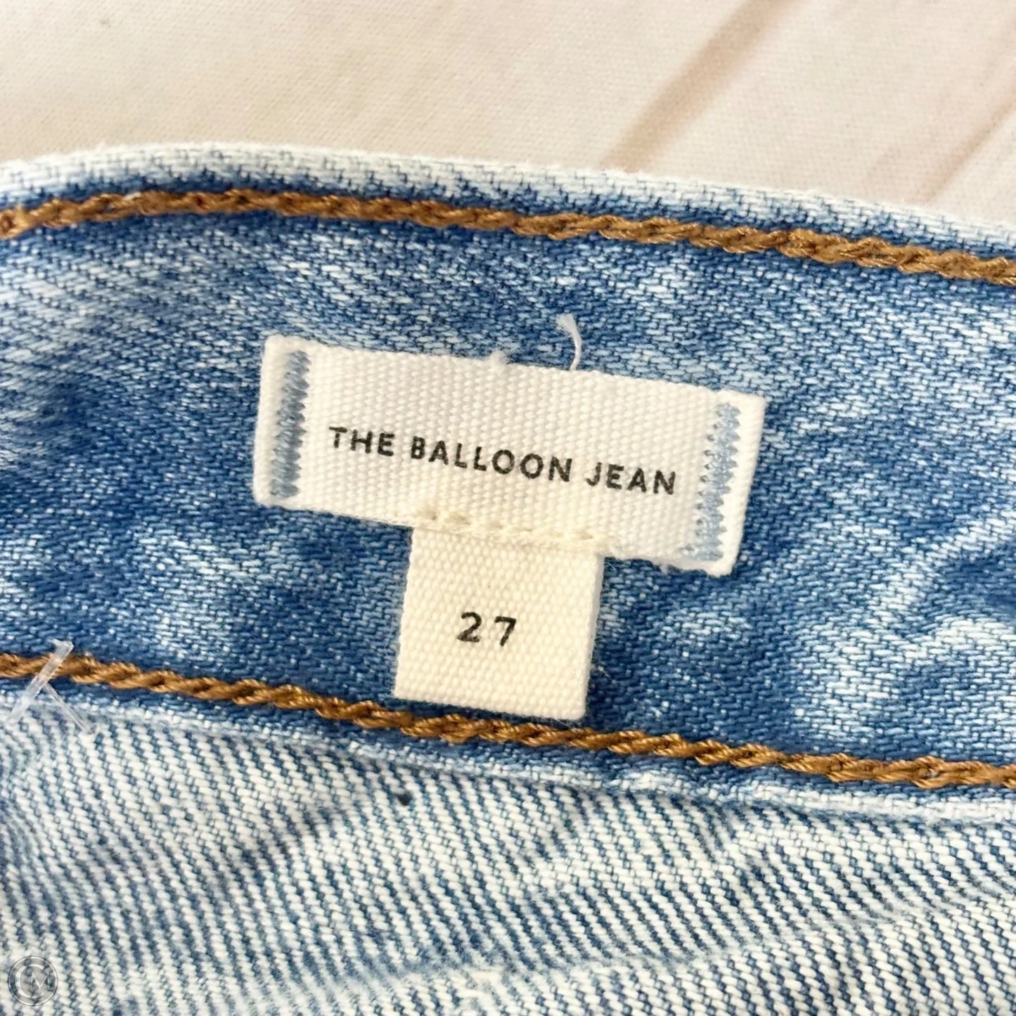 Jeans Straight By Madewell In Blue Denim, Size: 4