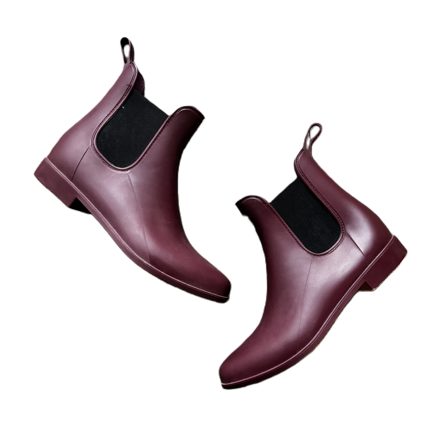 Boots Rain By Capelli In Maroon, Size: 11