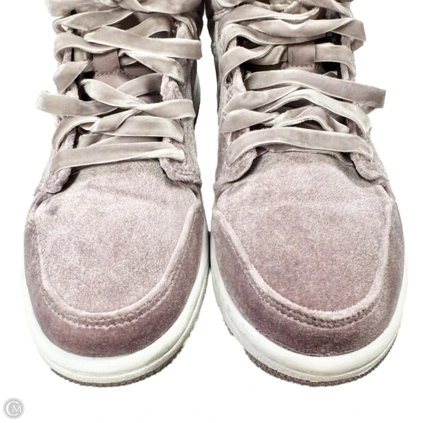 Shoes Luxury Designer By Jordan In Purple, Size: 8.5