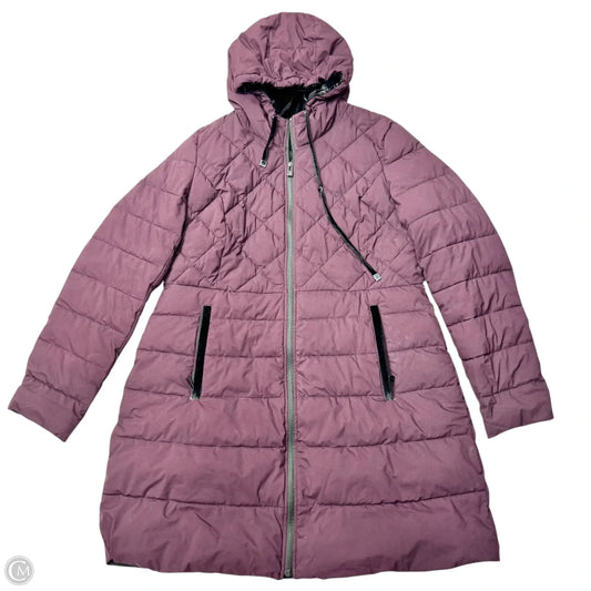 Coat Parka By Inc In Maroon, Size: L