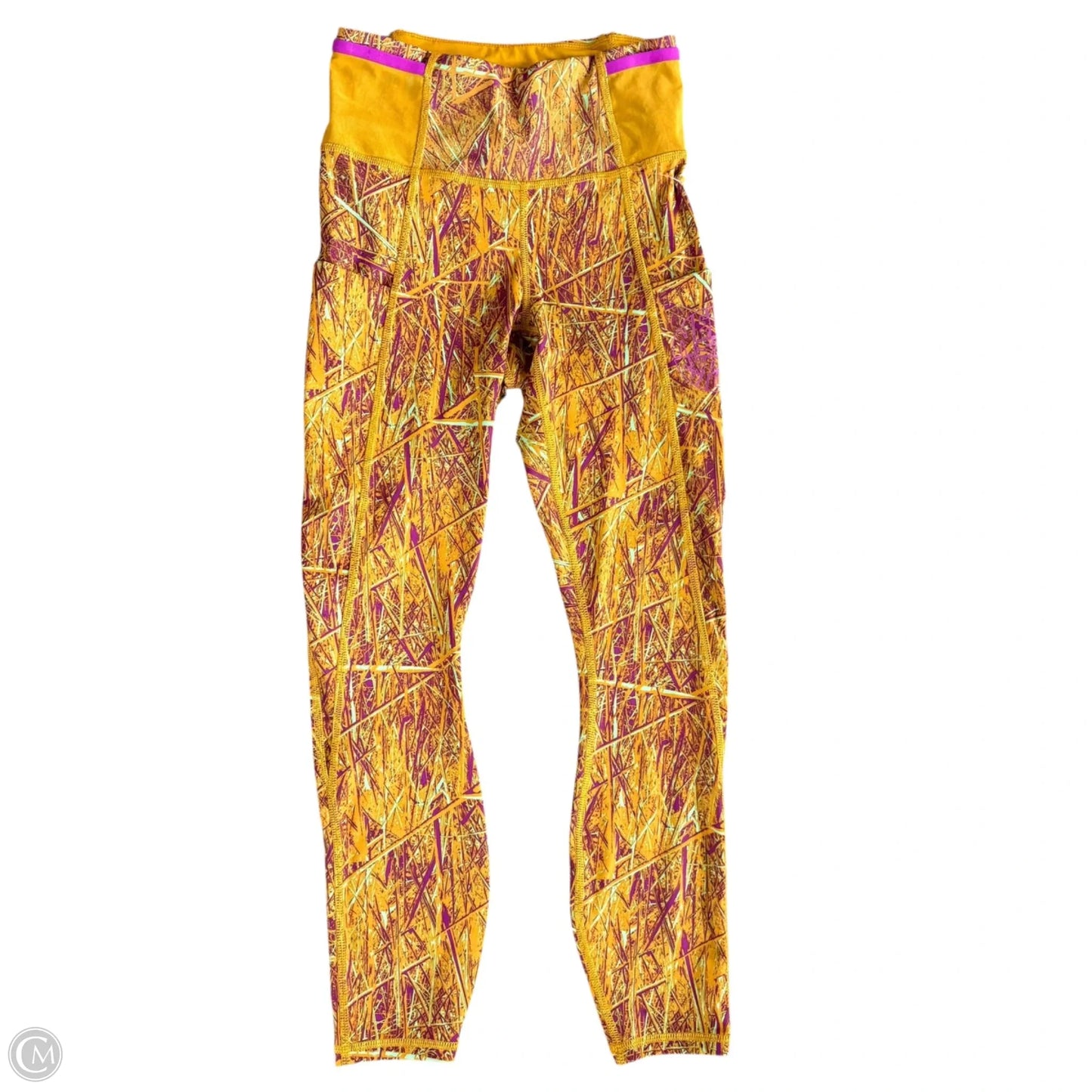 Athletic Pants By The North Face In Yellow, Size: S