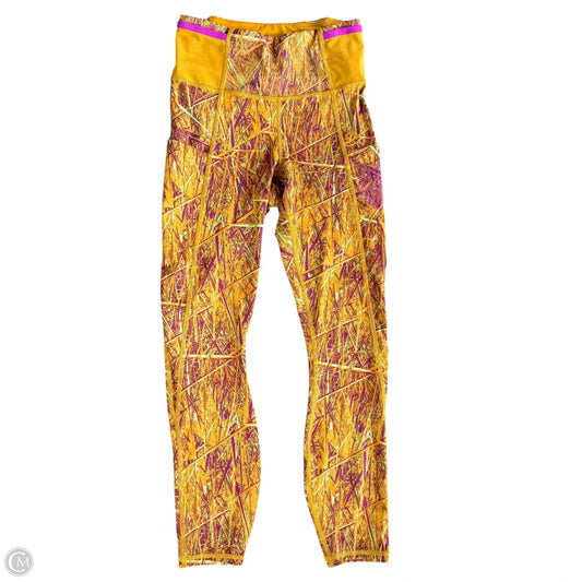 Athletic Pants By The North Face In Yellow, Size: S