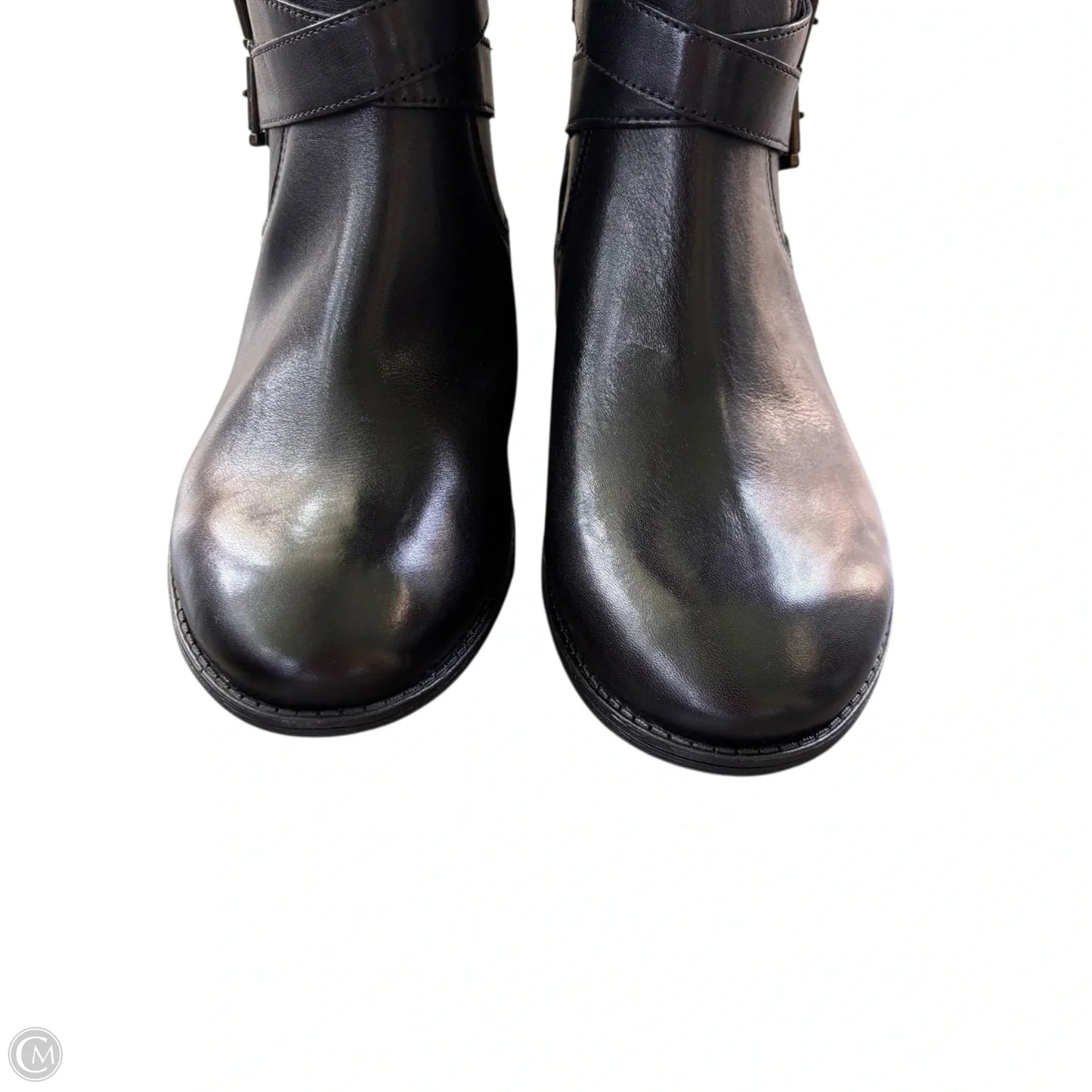 Boots Knee Flats By Marc Fisher In Black & Brown, Size: 10