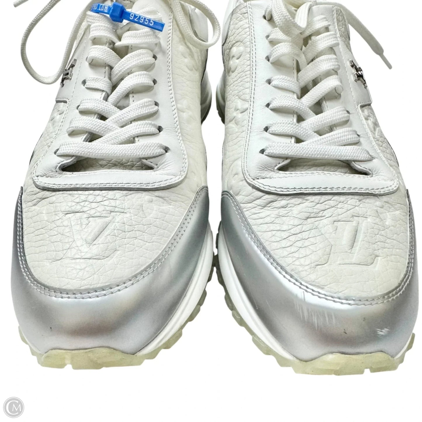 Shoes Luxury Designer By Louis Vuitton In White, Size: 9