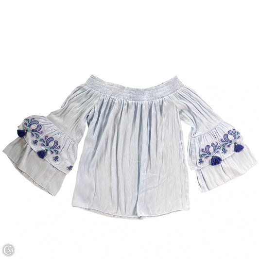 Top Long Sleeve Designer By Lilly Pulitzer In Blue, Size: S