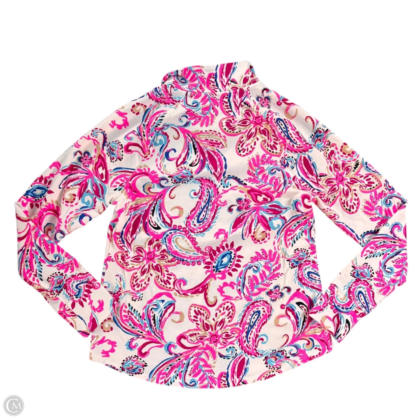 Jacket Designer By Lilly Pulitzer In Pink & White, Size: S