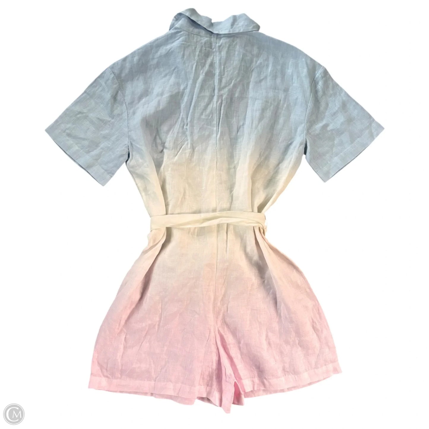 Romper Designer By Lilly Pulitzer In Blue & Pink, Size: S