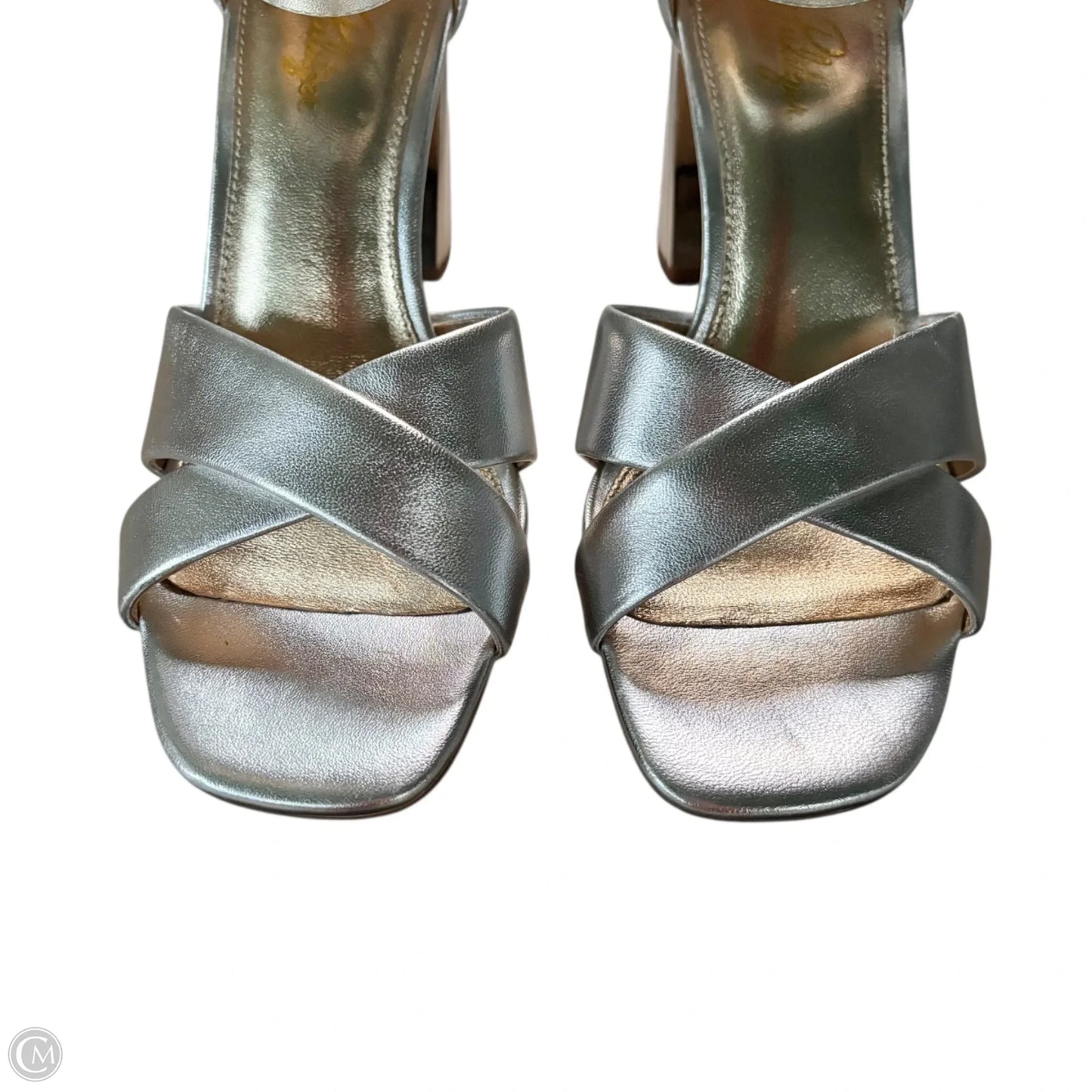 Shoes Designer By Lilly Pulitzer In Silver, Size: 6