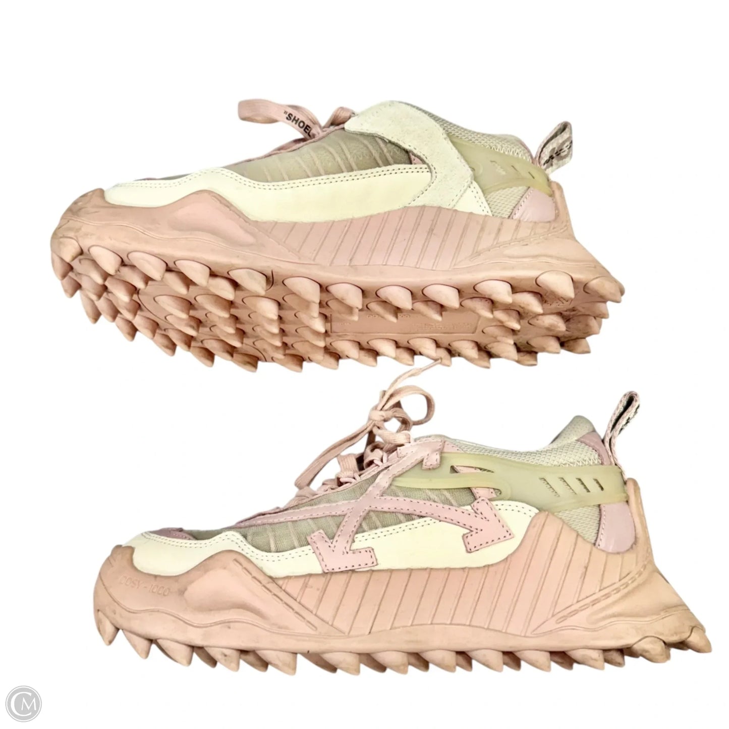 Shoes Luxury Designer By Off-white In Pink, Size: 9.5