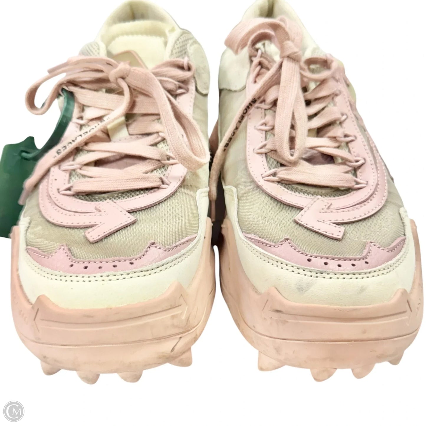 Shoes Luxury Designer By Off-white In Pink, Size: 9.5