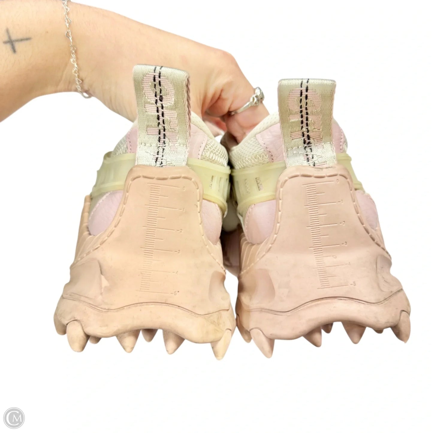 Shoes Luxury Designer By Off-white In Pink, Size: 9.5