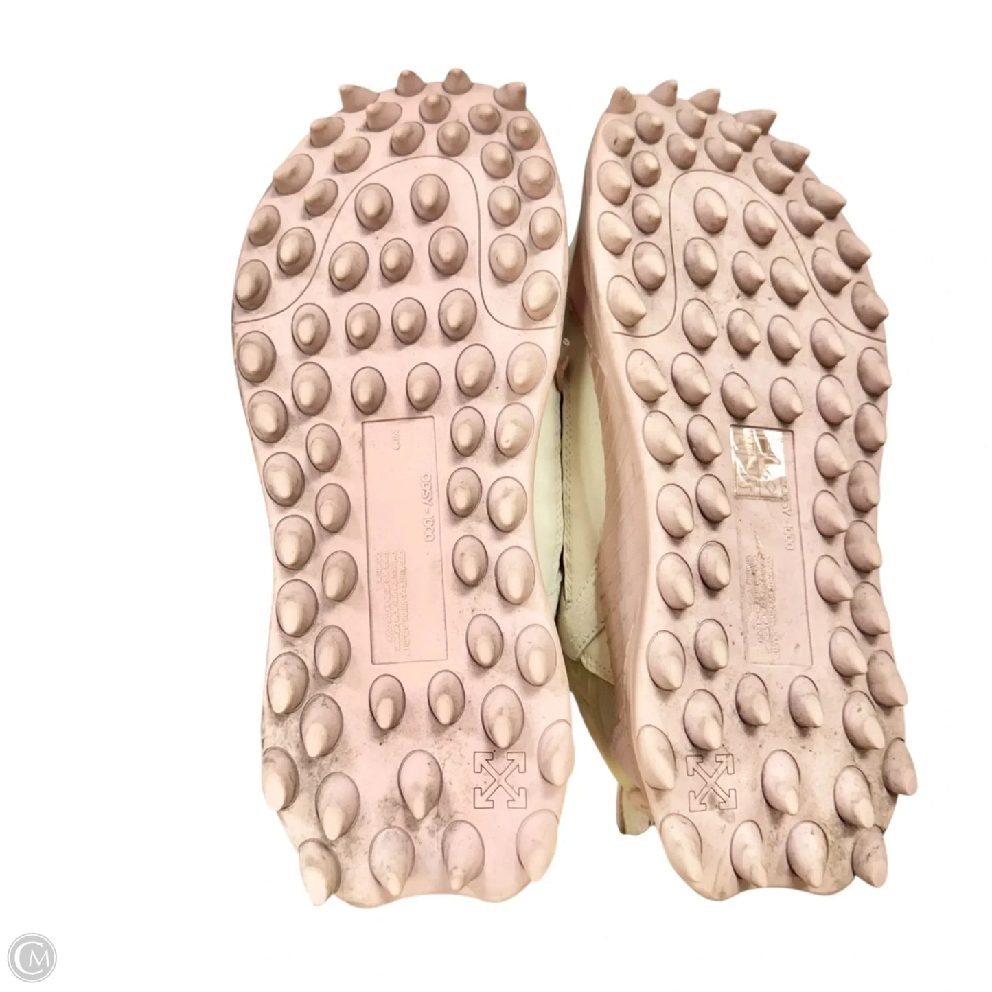 Shoes Luxury Designer By Off-white In Pink, Size: 9.5
