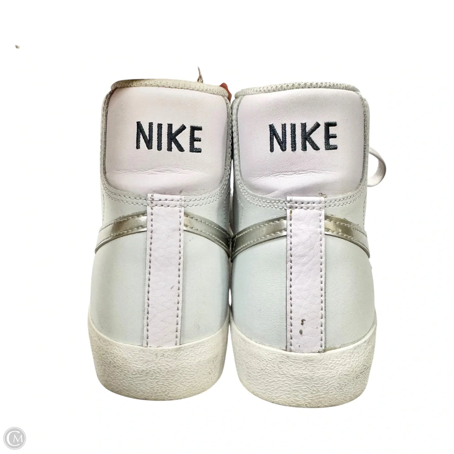 Shoes Sneakers By Nike In Blue & Silver, Size: 8.5