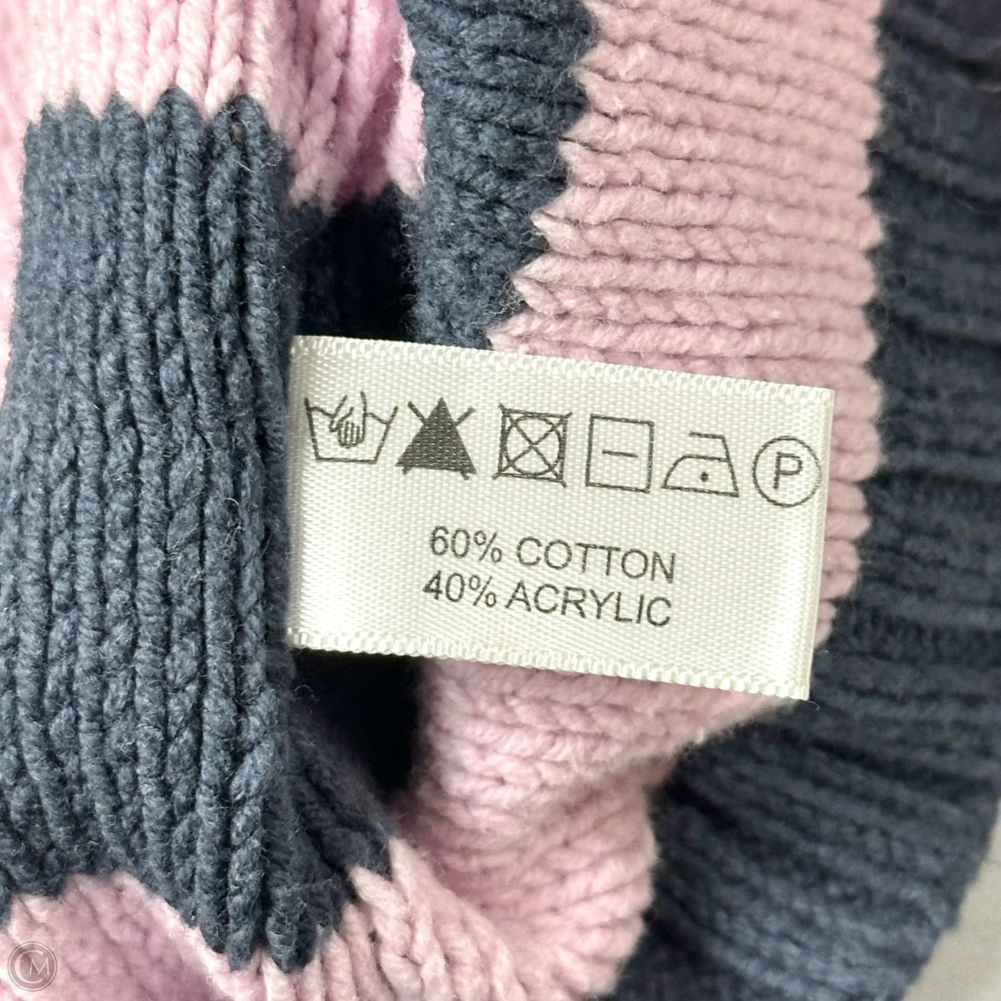 Sweatshirt Collar By Lisa Todd In Blue, Size: L