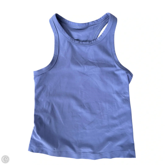 Athletic Top Short Sleeve By Lululemon In Blue, Size: Xs/S
