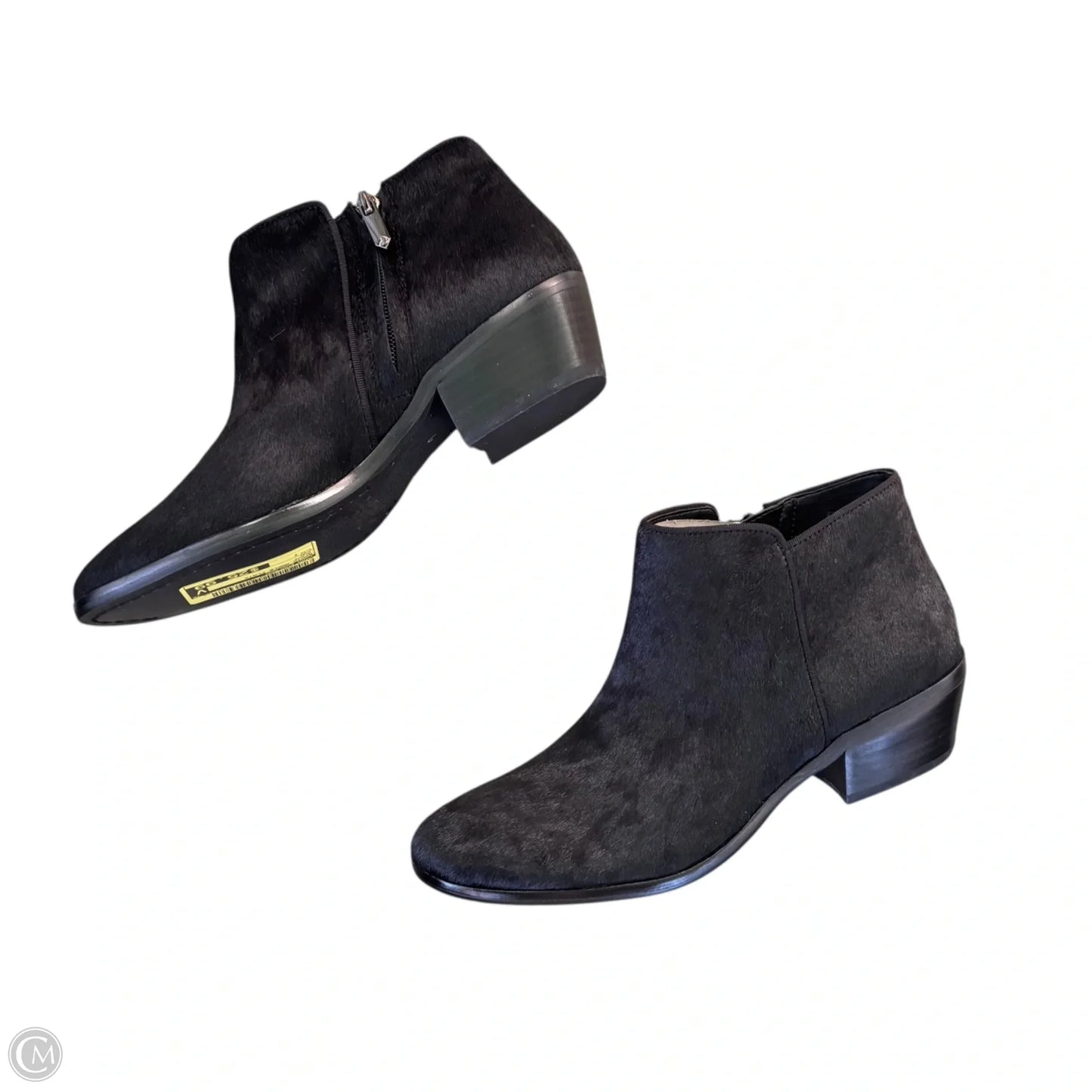 Boots Ankle Flats By Sam Edelman In Black, Size: 7