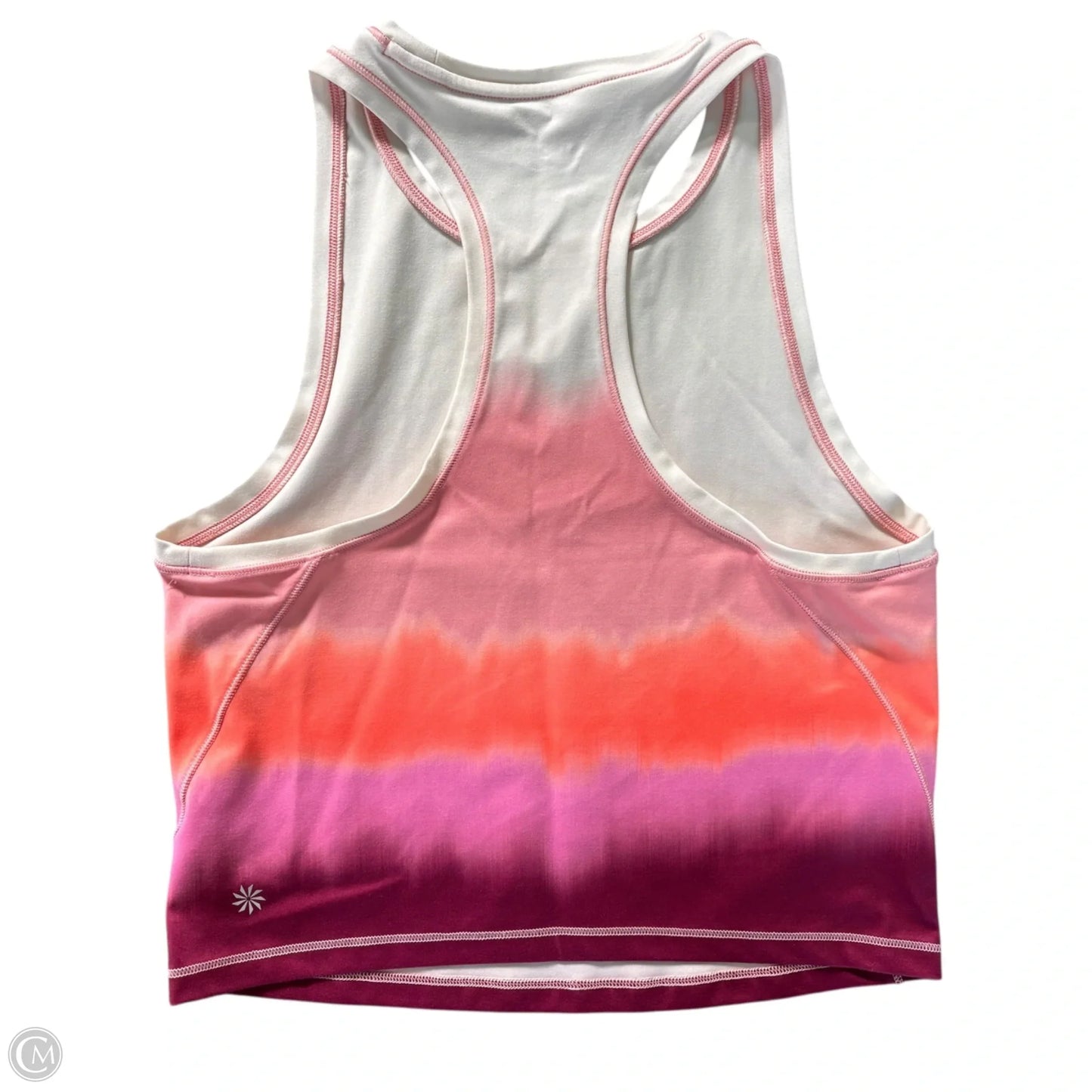 Athletic Top Short Sleeve By Athleta In Ombre Print, Size: S