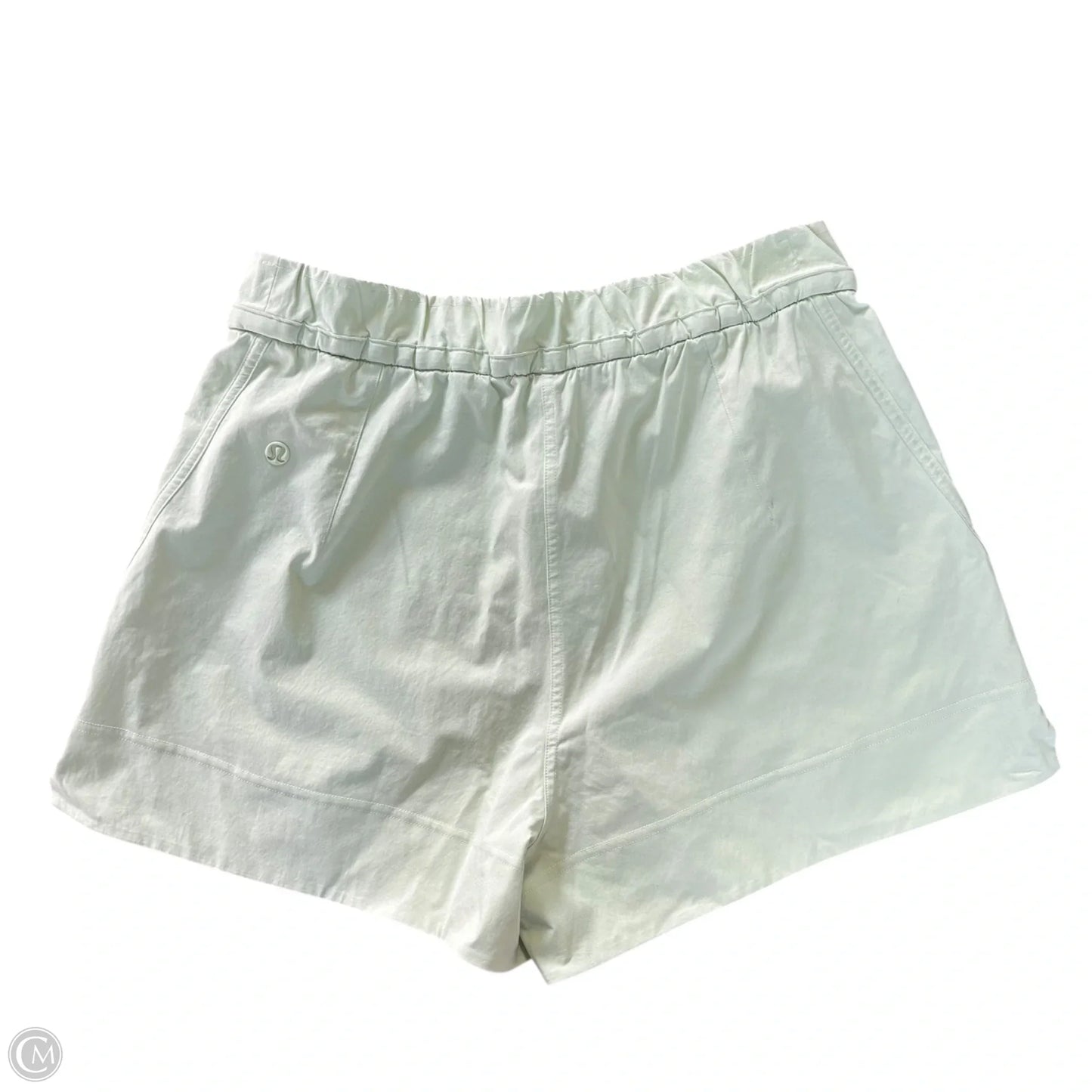 Athletic Shorts By Lululemon In Green, Size: M