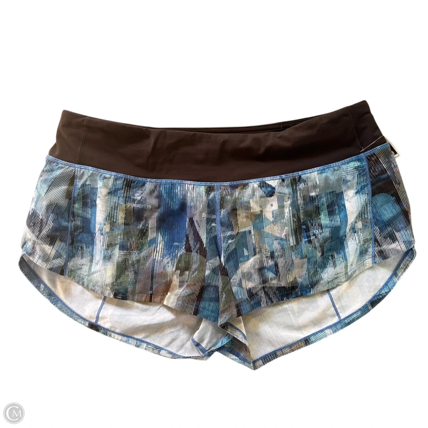 Athletic Shorts By Lululemon In Blue, Size: 8