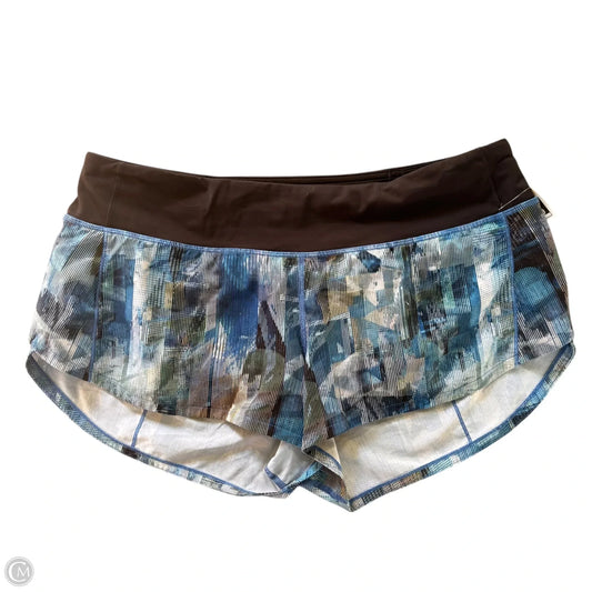 Athletic Shorts By Lululemon In Blue, Size: 8
