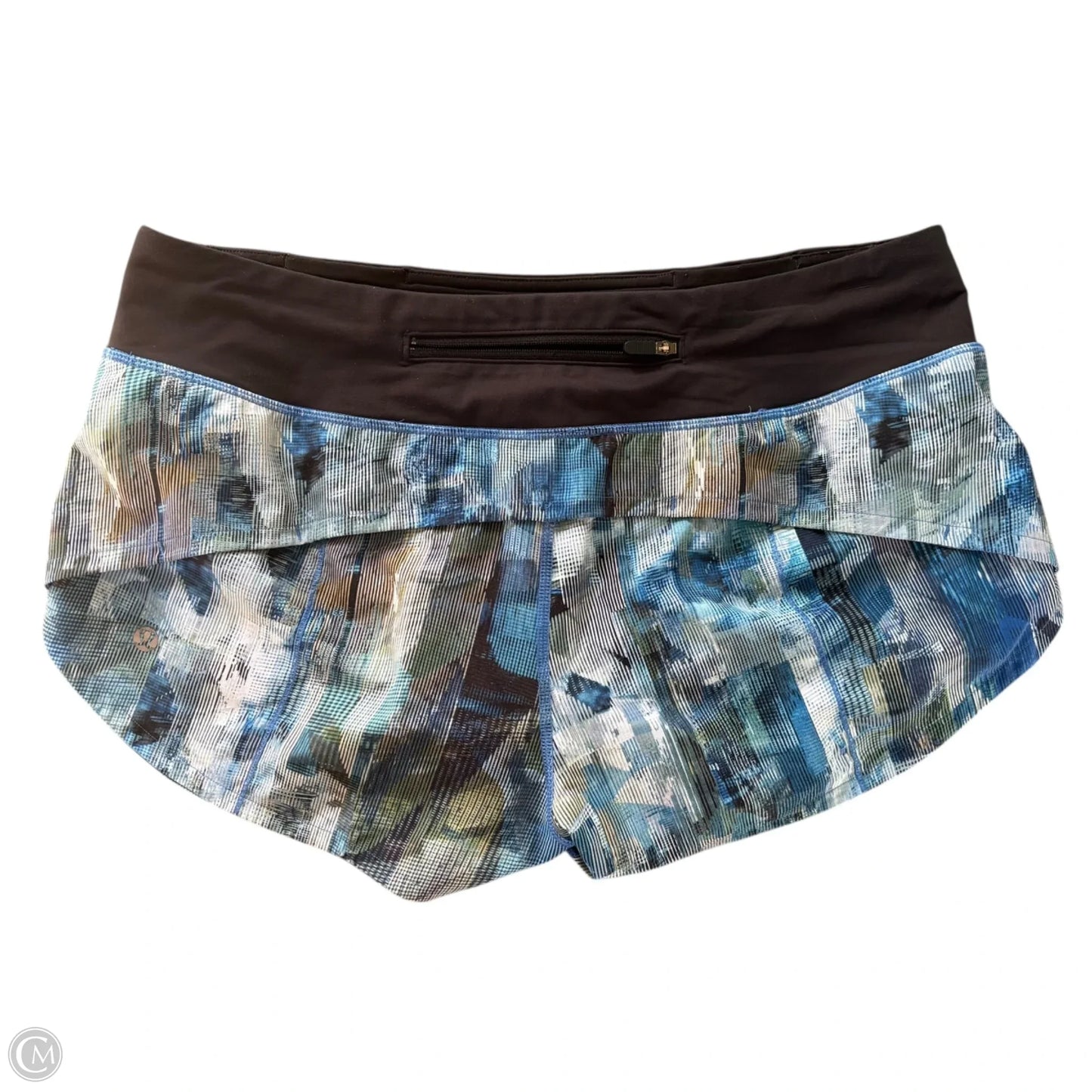 Athletic Shorts By Lululemon In Blue, Size: 8