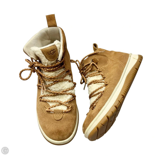 Boots Designer By Ugg In Brown, Size: 7.5