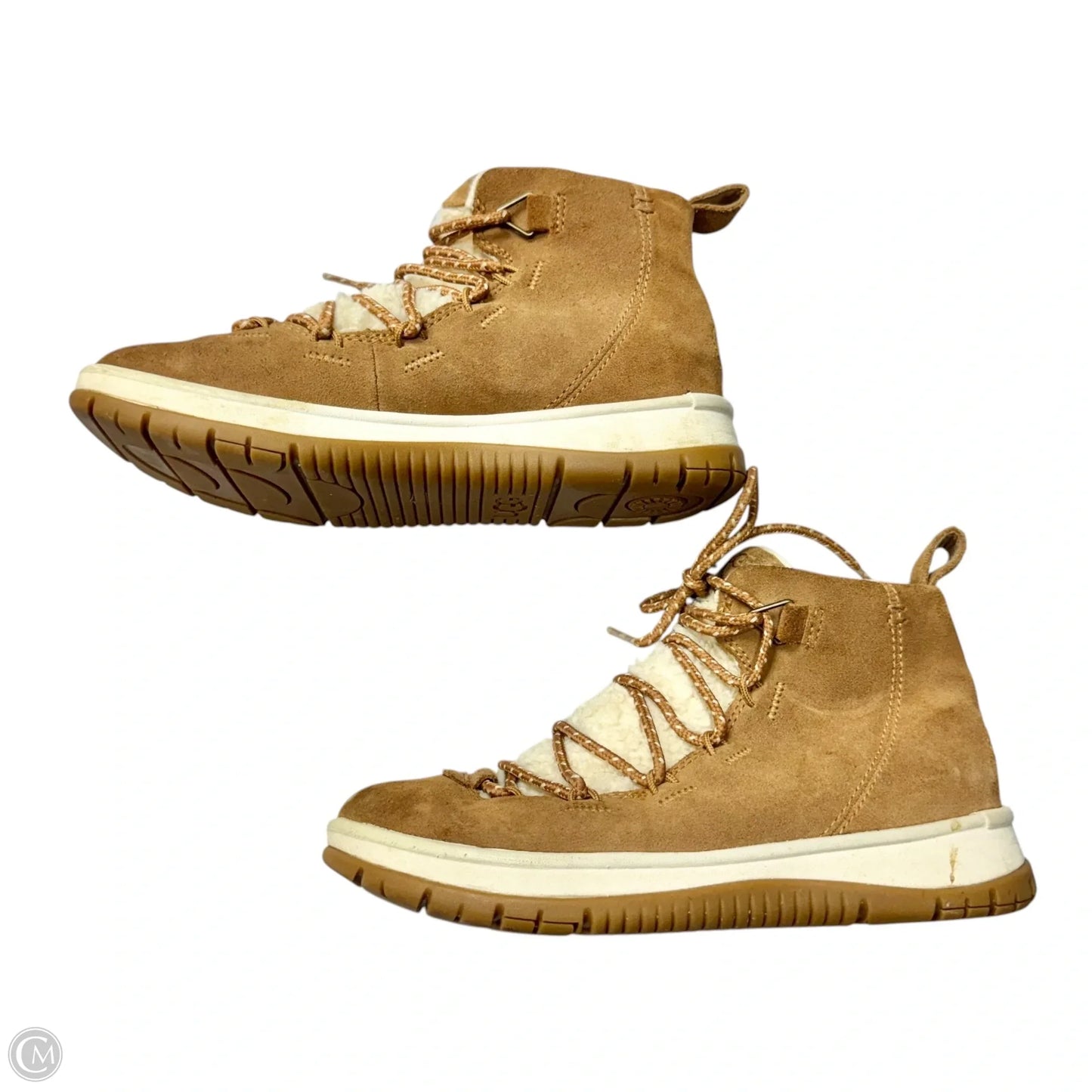 Boots Designer By Ugg In Brown, Size: 7.5