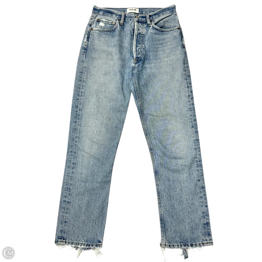 Jeans Straight By Agolde In Blue, Size: 2
