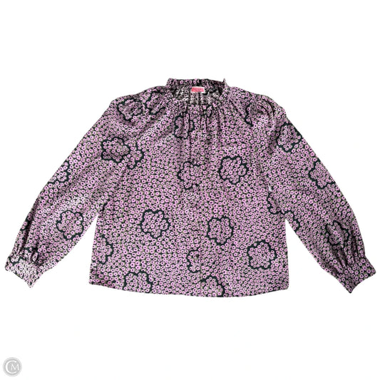 Top Long Sleeve Designer By Kate Spade In Purple, Size: Xl