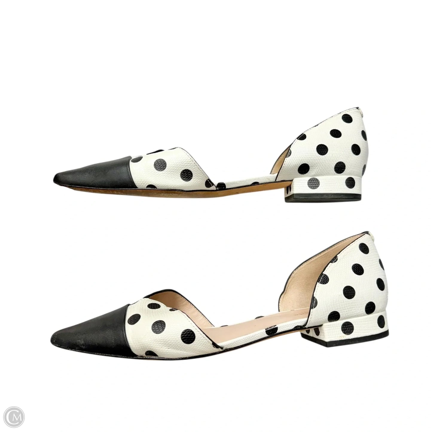 Shoes Designer By Kate Spade In Black & White, Size: 8.5