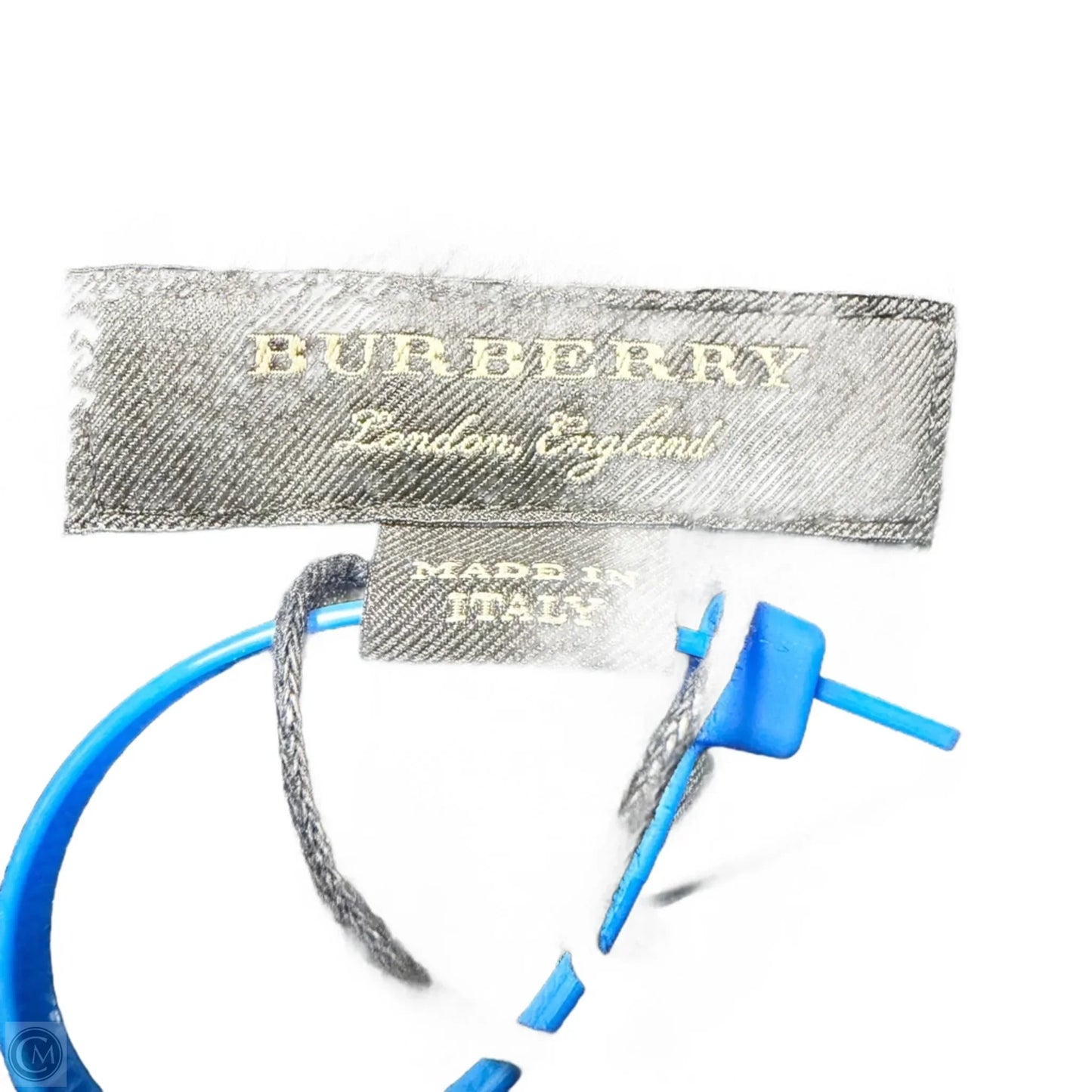 Dress Luxury Designer By Burberry In Blue & Green, Size: S