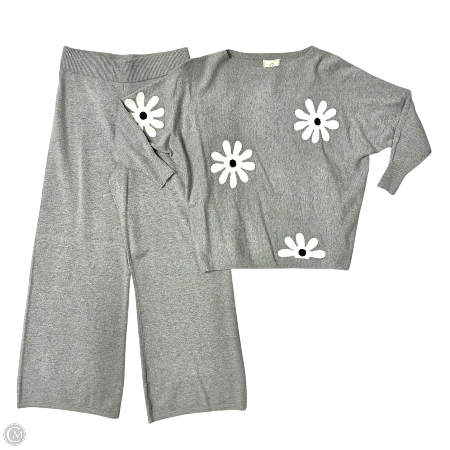 Pants Set 2pc By Sioni In Grey, Size: Xs
