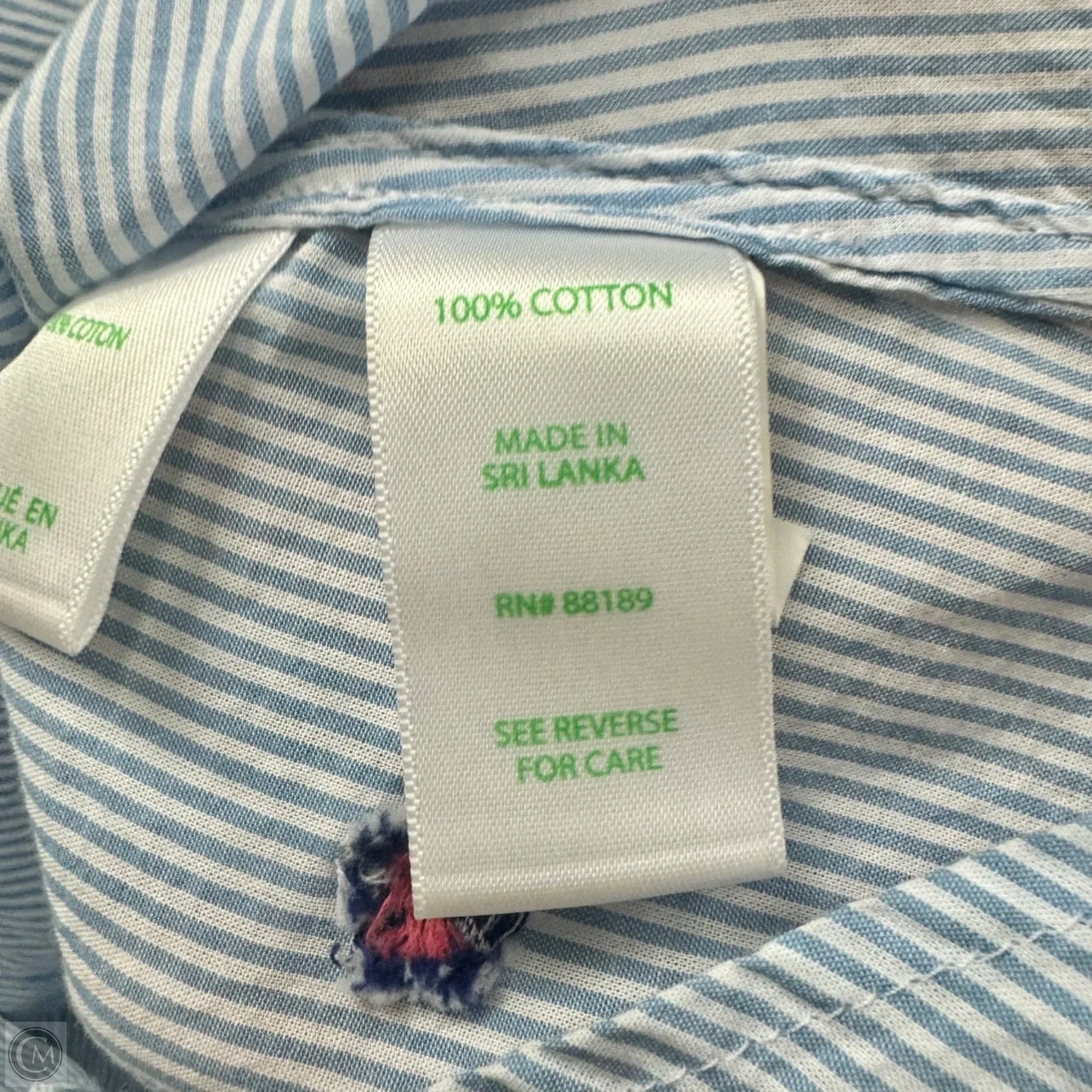 Top Long Sleeve Designer By Lilly Pulitzer In Blue, Size: L