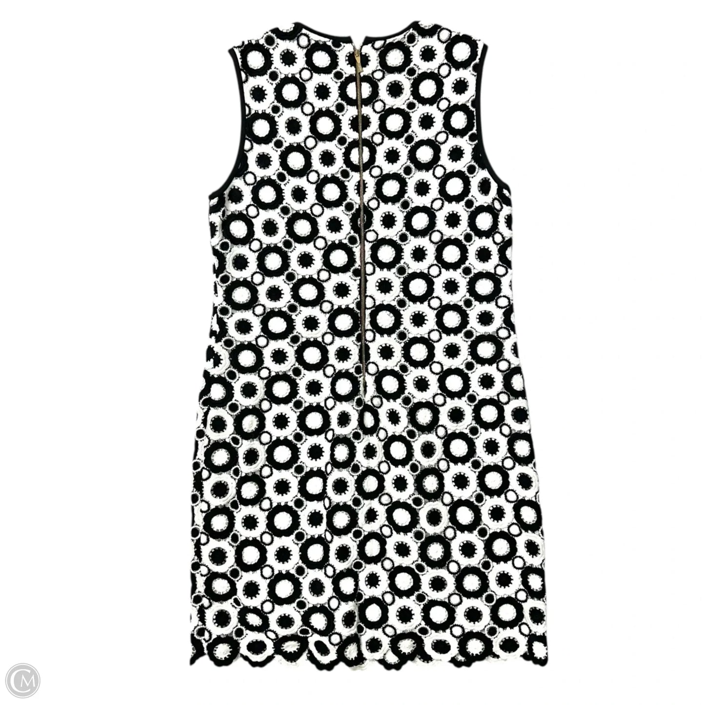 Dress Designer By Kate Spade In Black & White, Size: 14