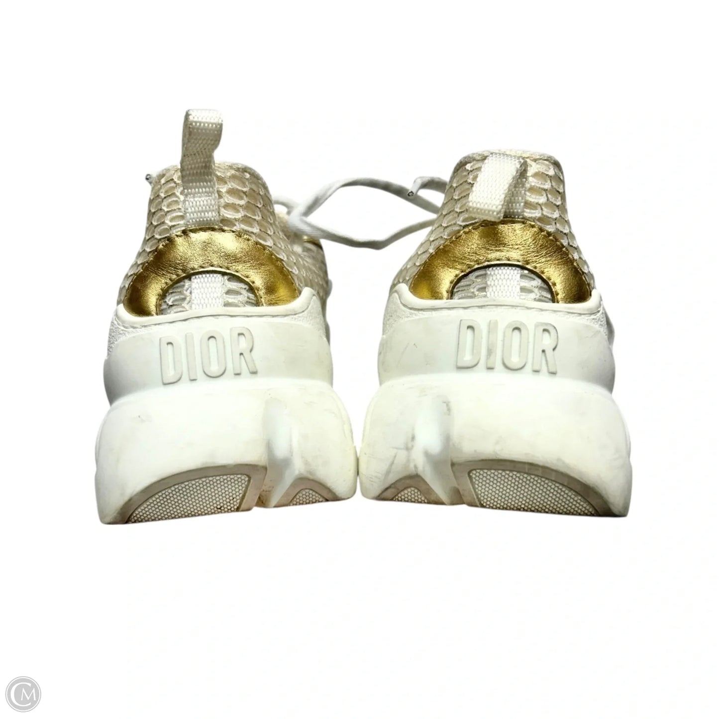 Shoes Luxury Designer By Christian Dior In White, Size: 8.5