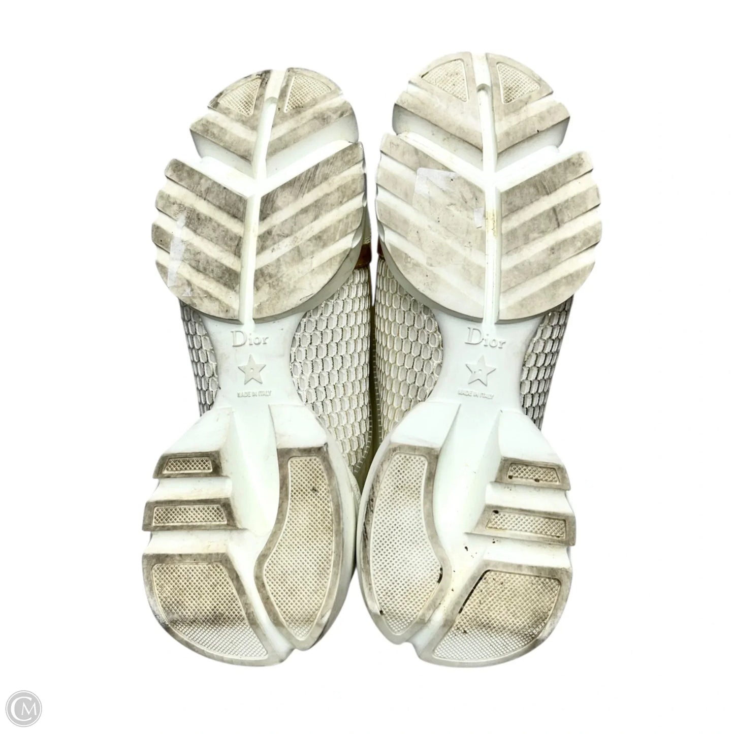 Shoes Luxury Designer By Christian Dior In White, Size: 8.5