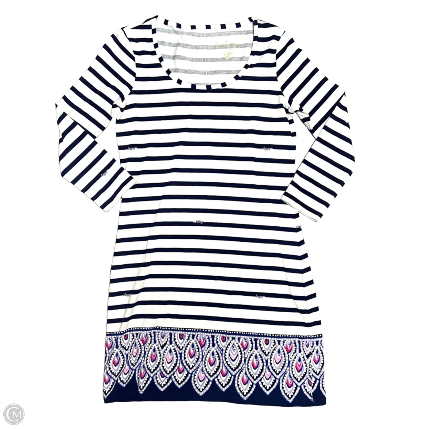 Dress Designer By Lilly Pulitzer In Striped, Size: Xs