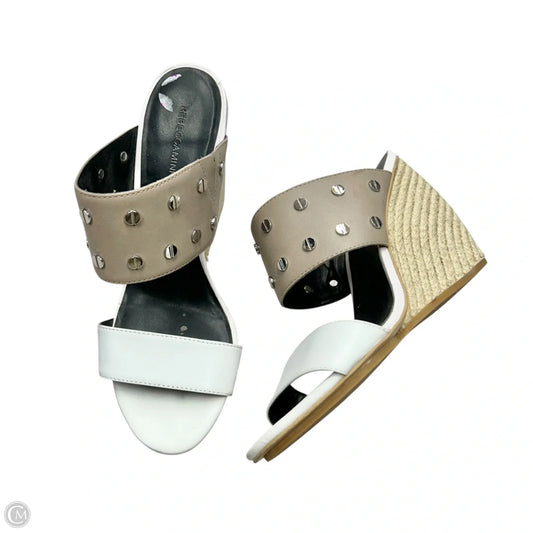 Sandals Heels Wedge By Rebecca Minkoff In White, Size: 9