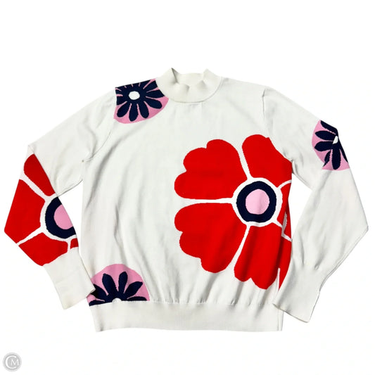 Sweater Designer By Tory Burch In Floral Print, Size: S
