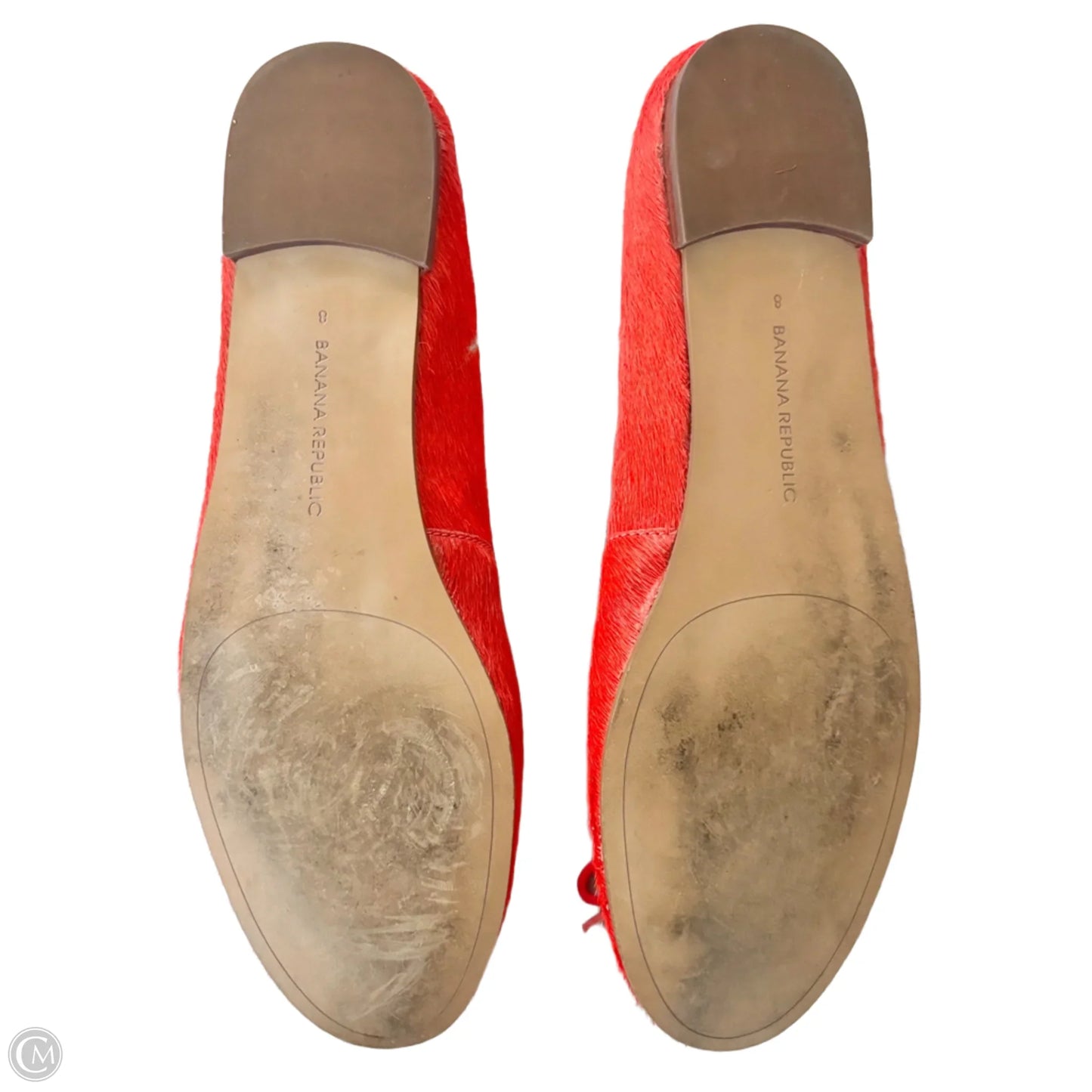 Shoes Flats By Banana Republic In Red, Size: 8