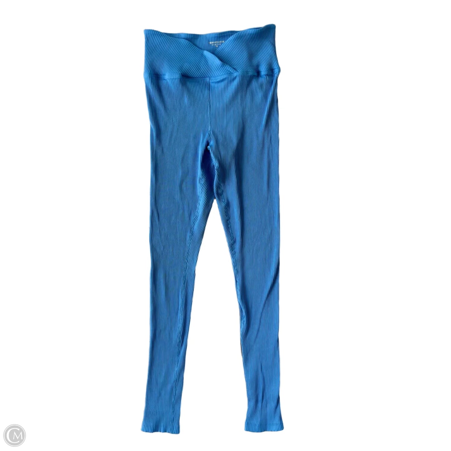 Athletic Leggings By Year Of Ours In Blue, Size: L