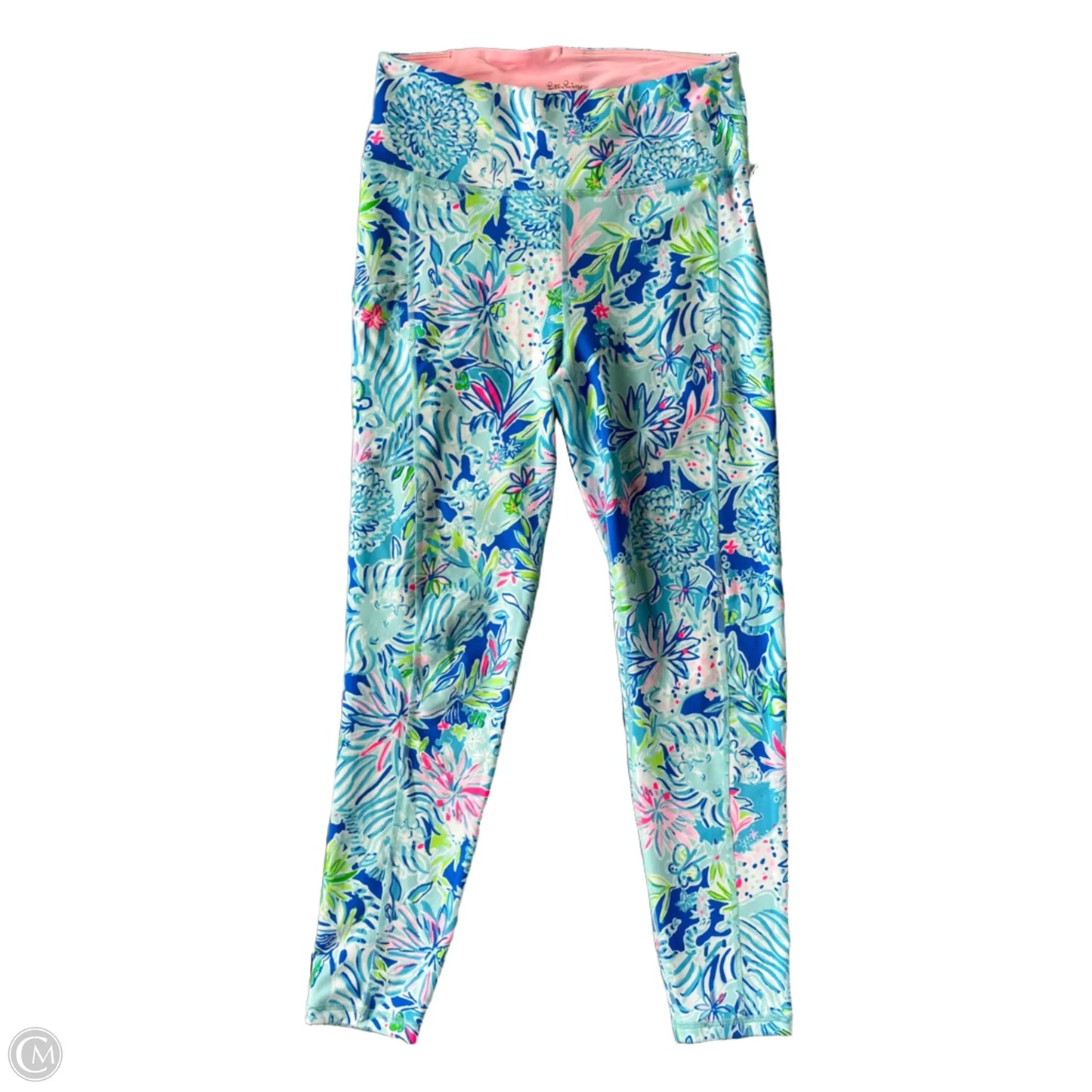Pants Designer By Lilly Pulitzer In Blue & Green, Size: M