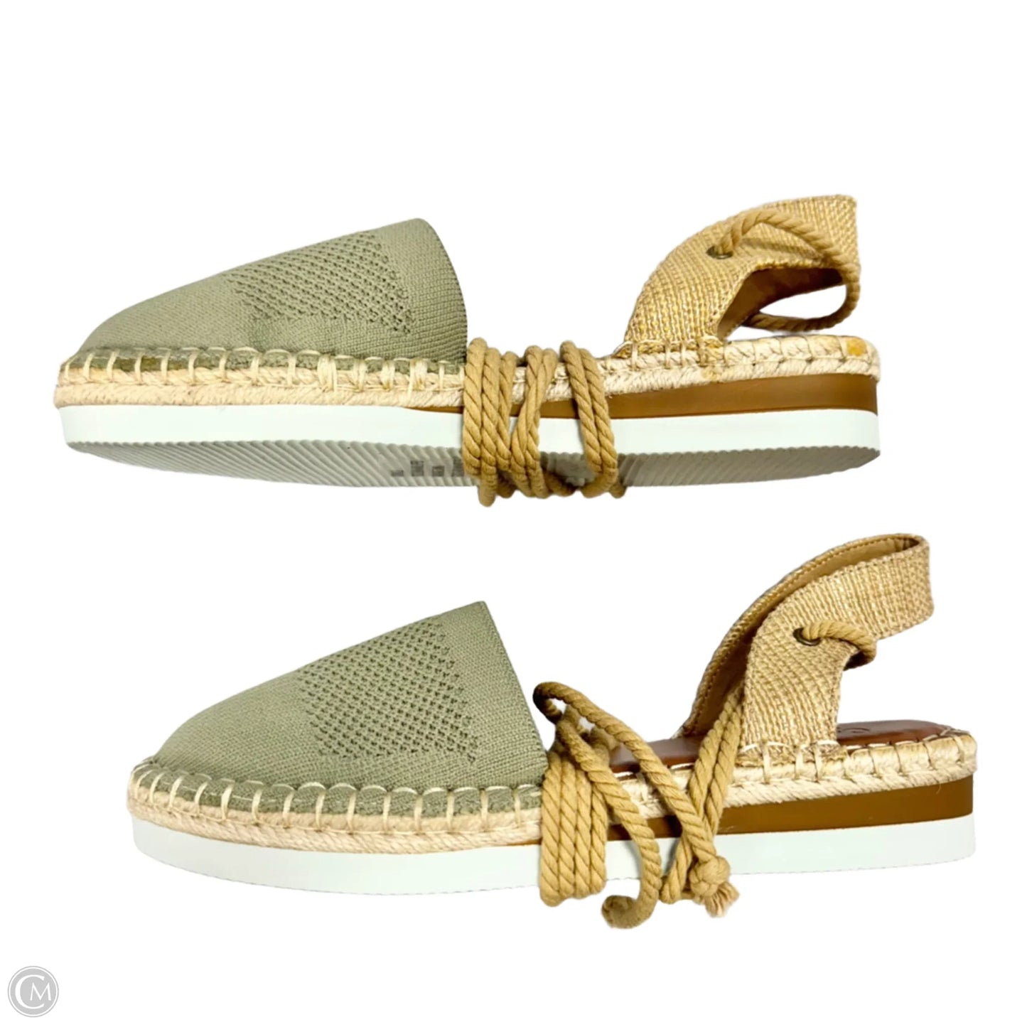 Shoes Flats By Crown Vintage In Green, Size: 6.5
