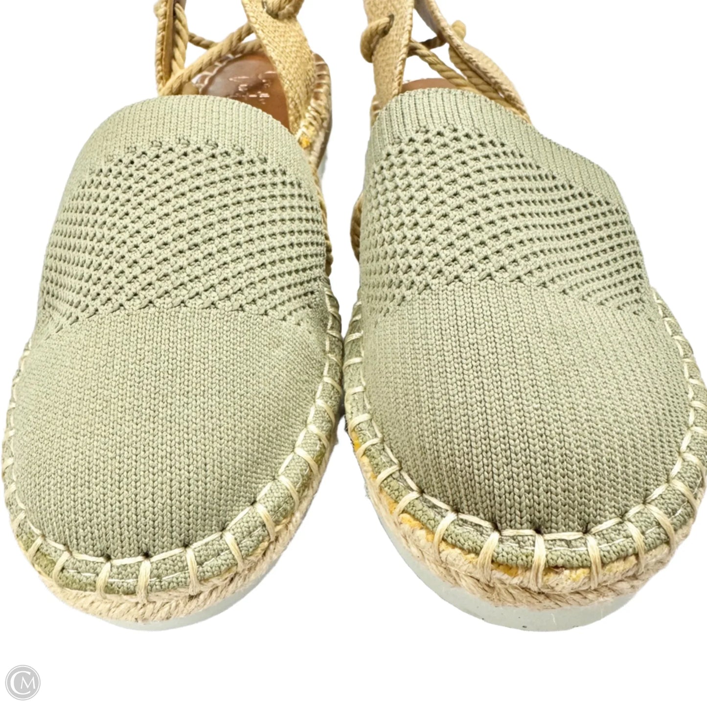 Shoes Flats By Crown Vintage In Green, Size: 6.5