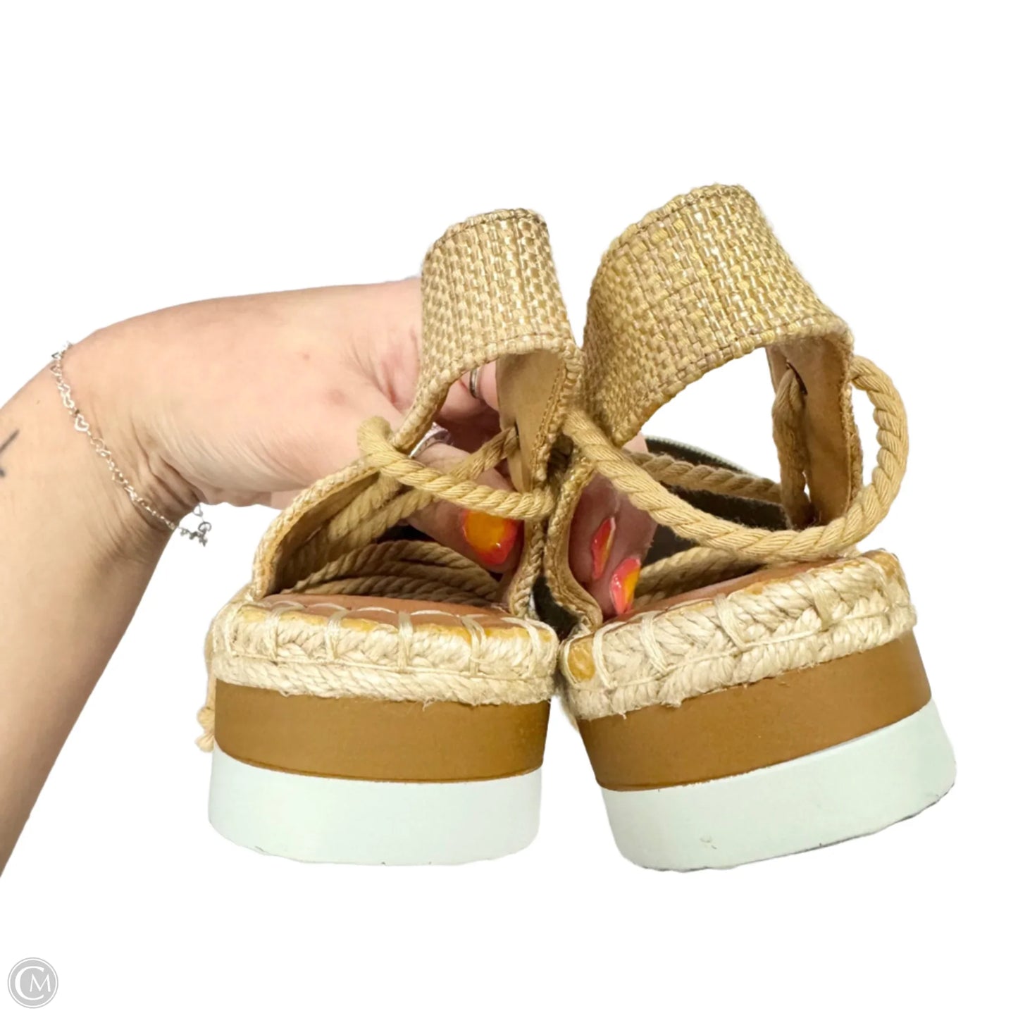 Shoes Flats By Crown Vintage In Green, Size: 6.5
