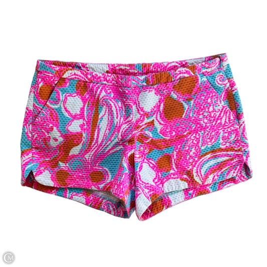 Shorts Designer By Lilly Pulitzer In Orange & Pink, Size: 12