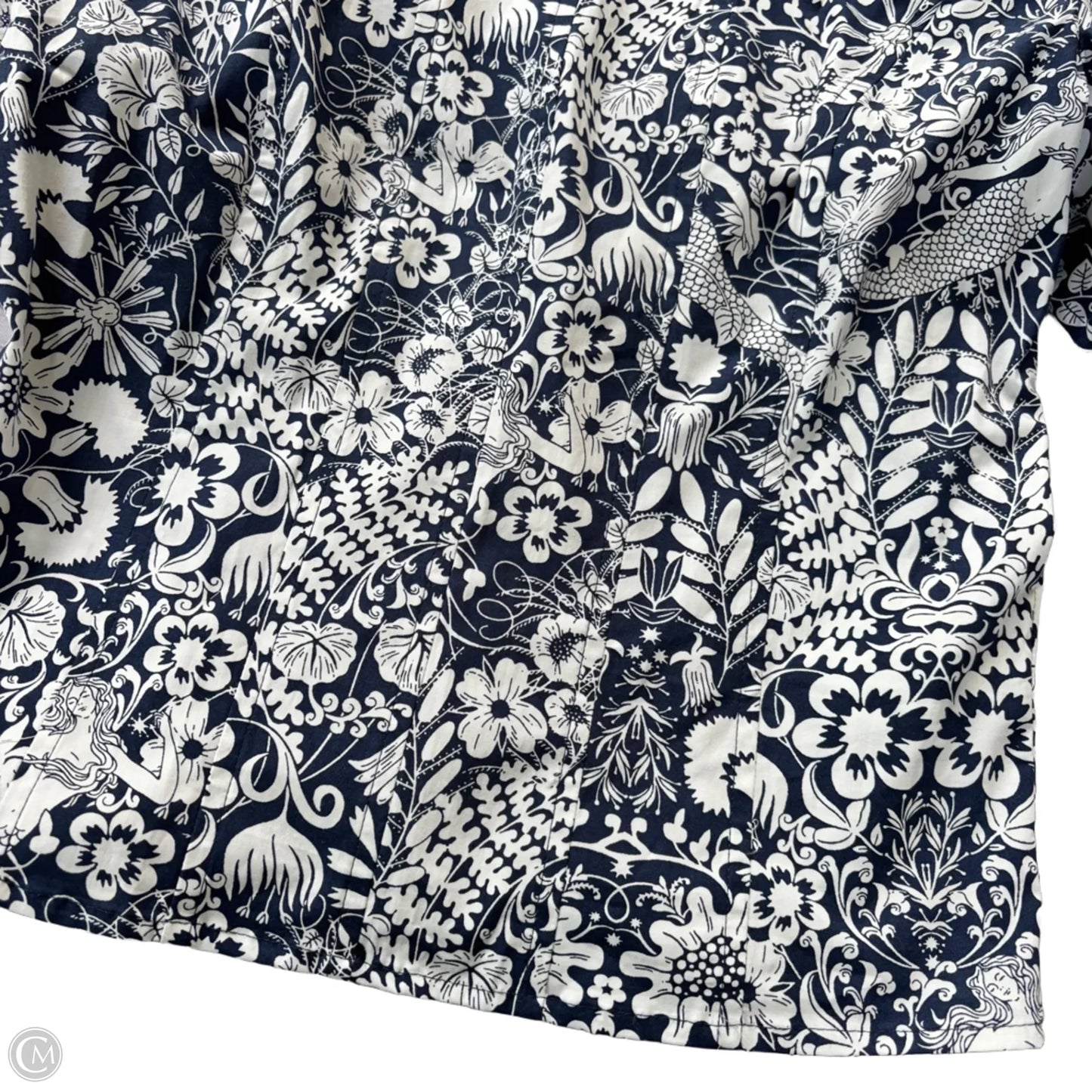 Top Short Sleeve By J. Crew In Floral Print, Size: Xs