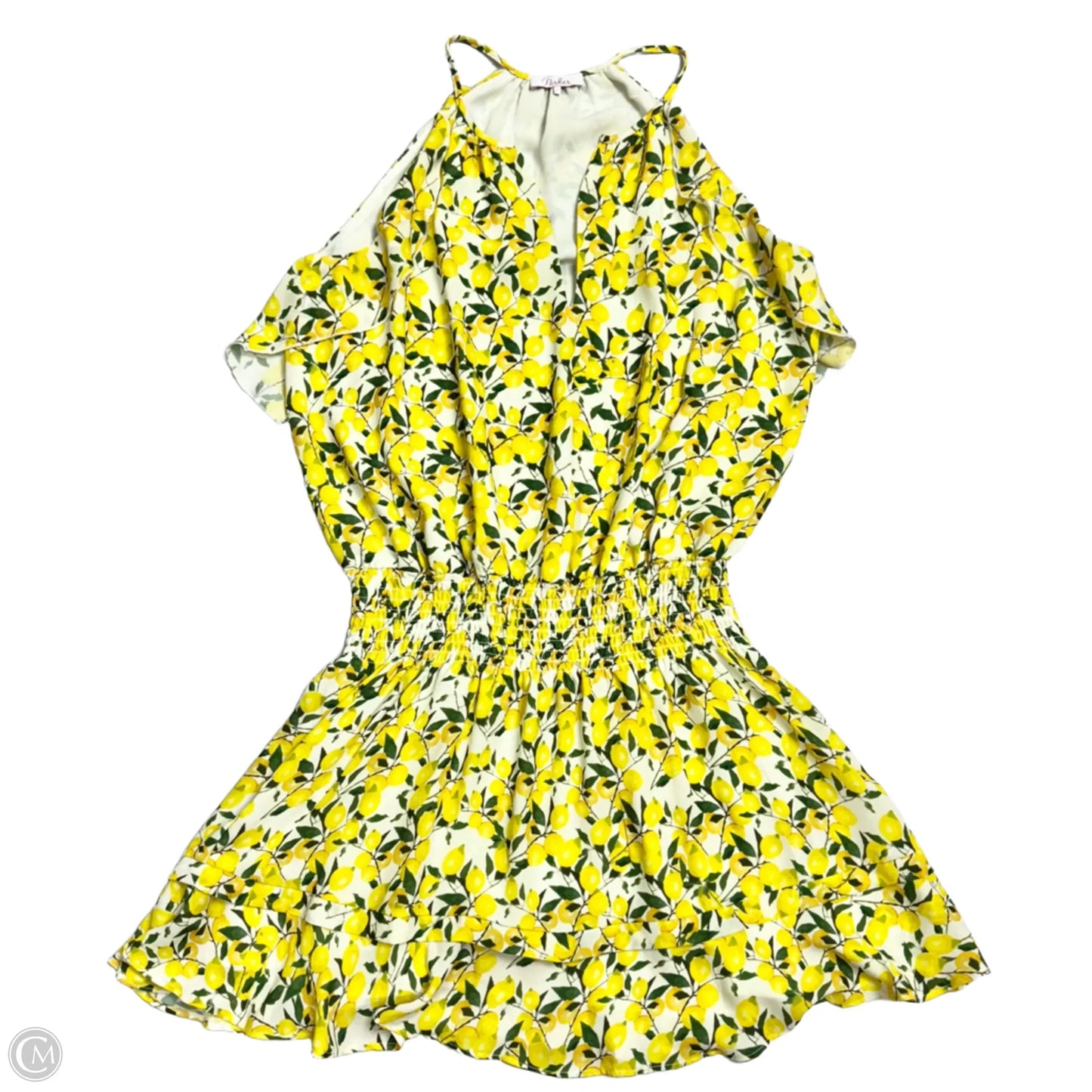 Dress Casual Short By Parker In Yellow, Size: L